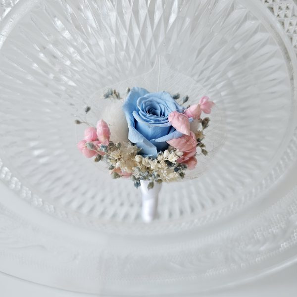 Cocarda cu flori uscate si criogenate CO02150